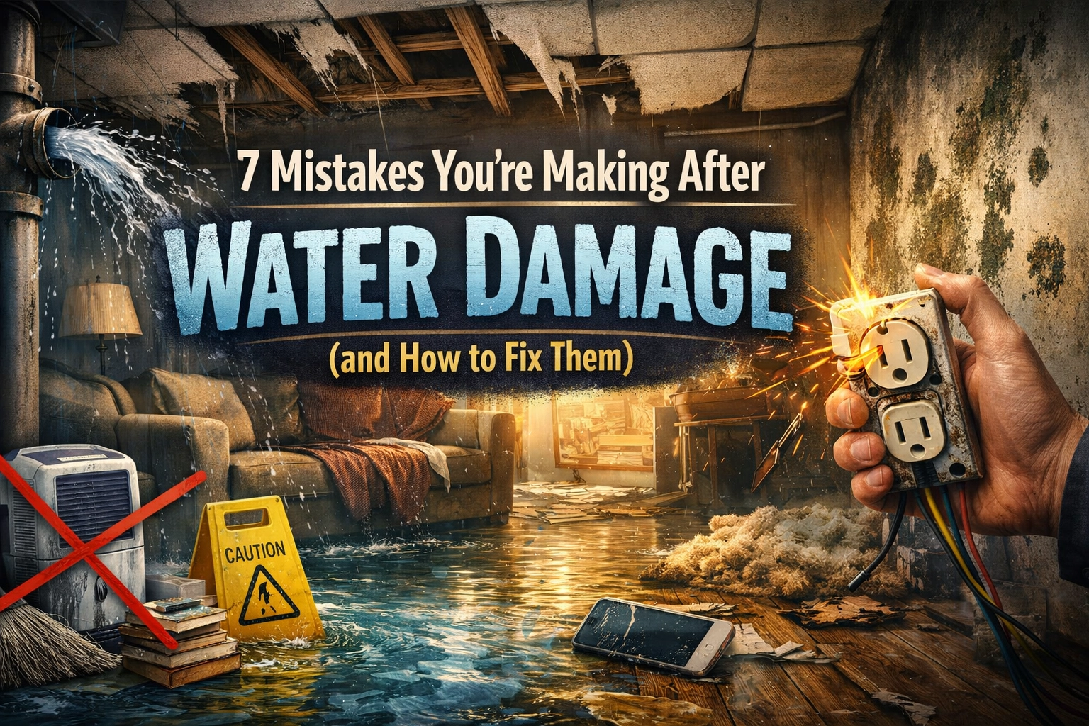 7 Mistakes You're Making After Water Damage (and How to Fix Them)