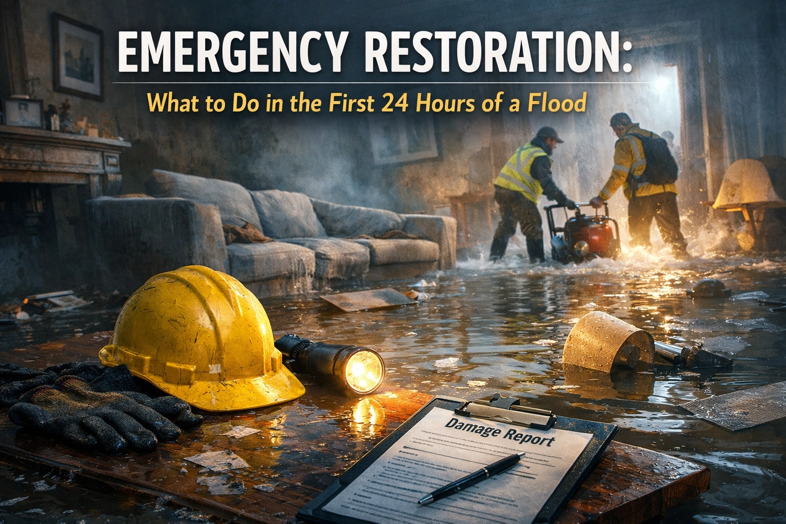 Emergency Restoration: What to Do in the First 24 Hours of a Flood