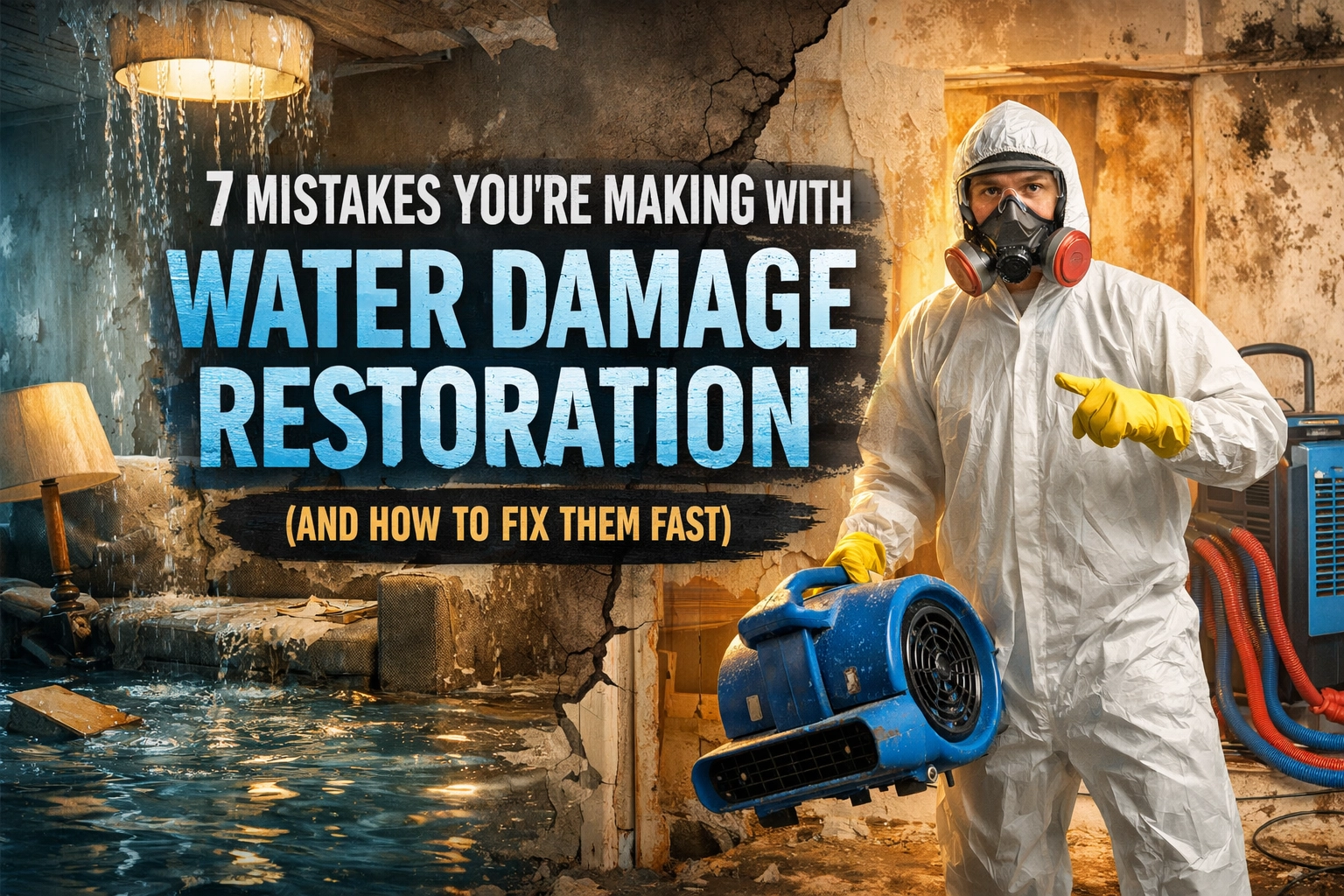 7 Mistakes You're Making with Water Damage Restoration (and How to Fix Them Fast)