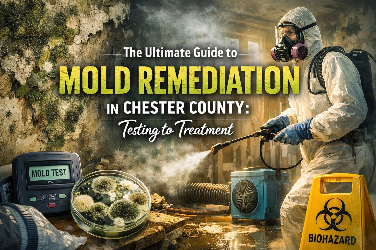 The Ultimate Guide to Mold Remediation in Chester County: Testing to Treatment