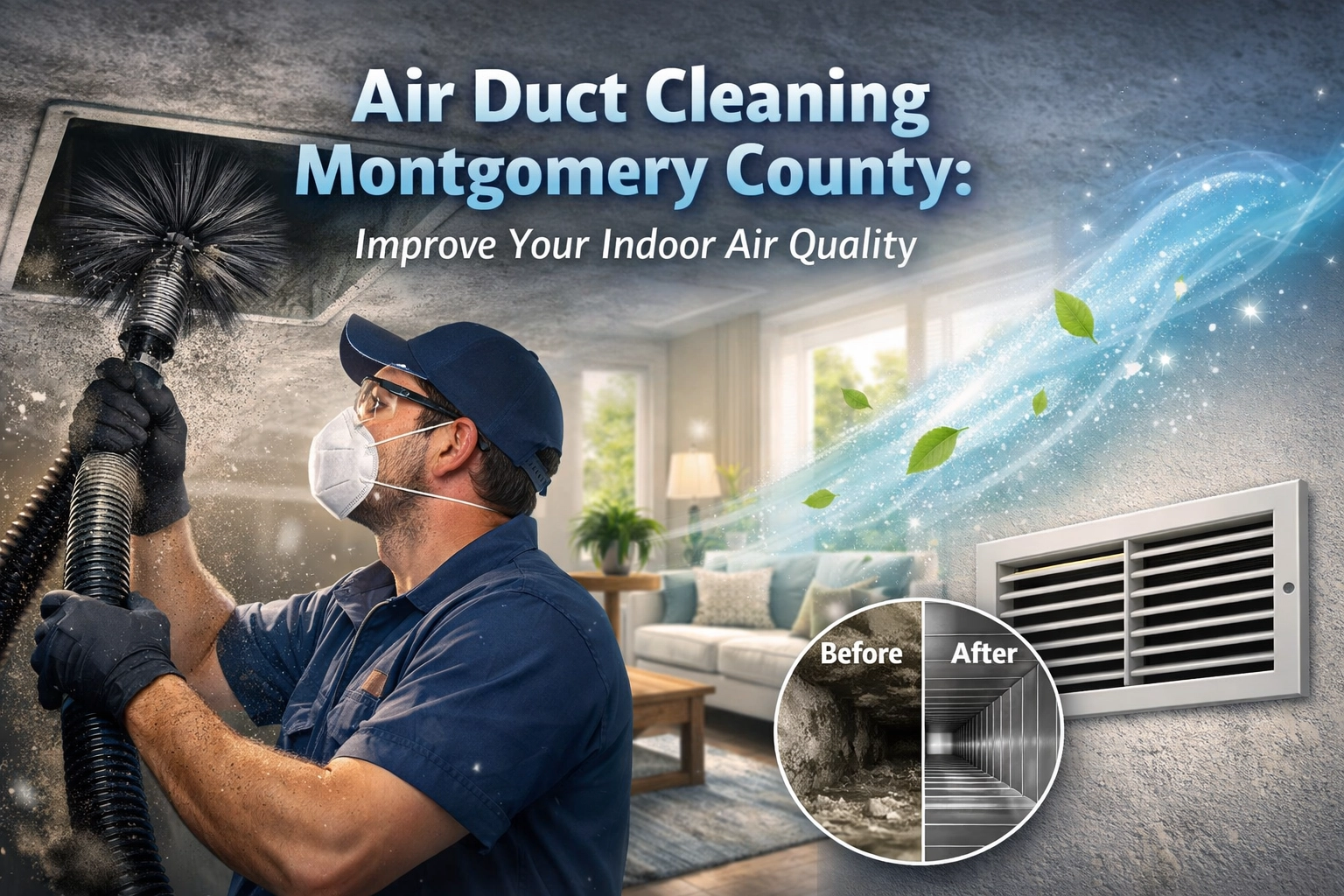 Air Duct Cleaning Montgomery County: Improve Your Indoor Air Quality