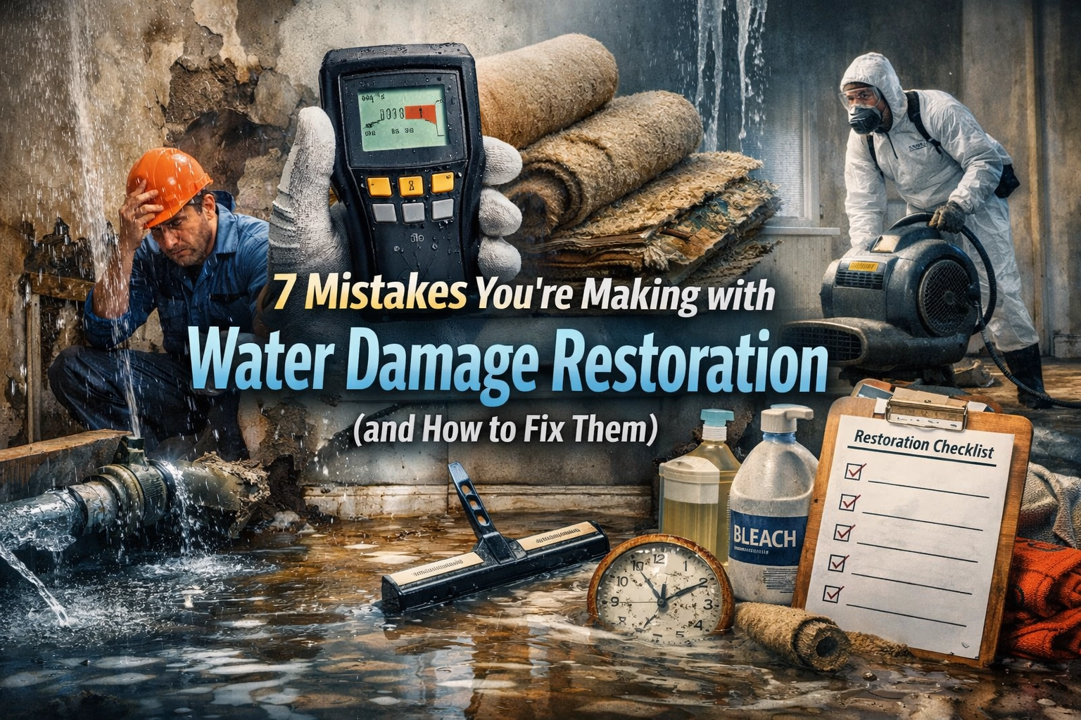 7 Mistakes You’re Making with Water Damage Restoration (and How to Fix Them)