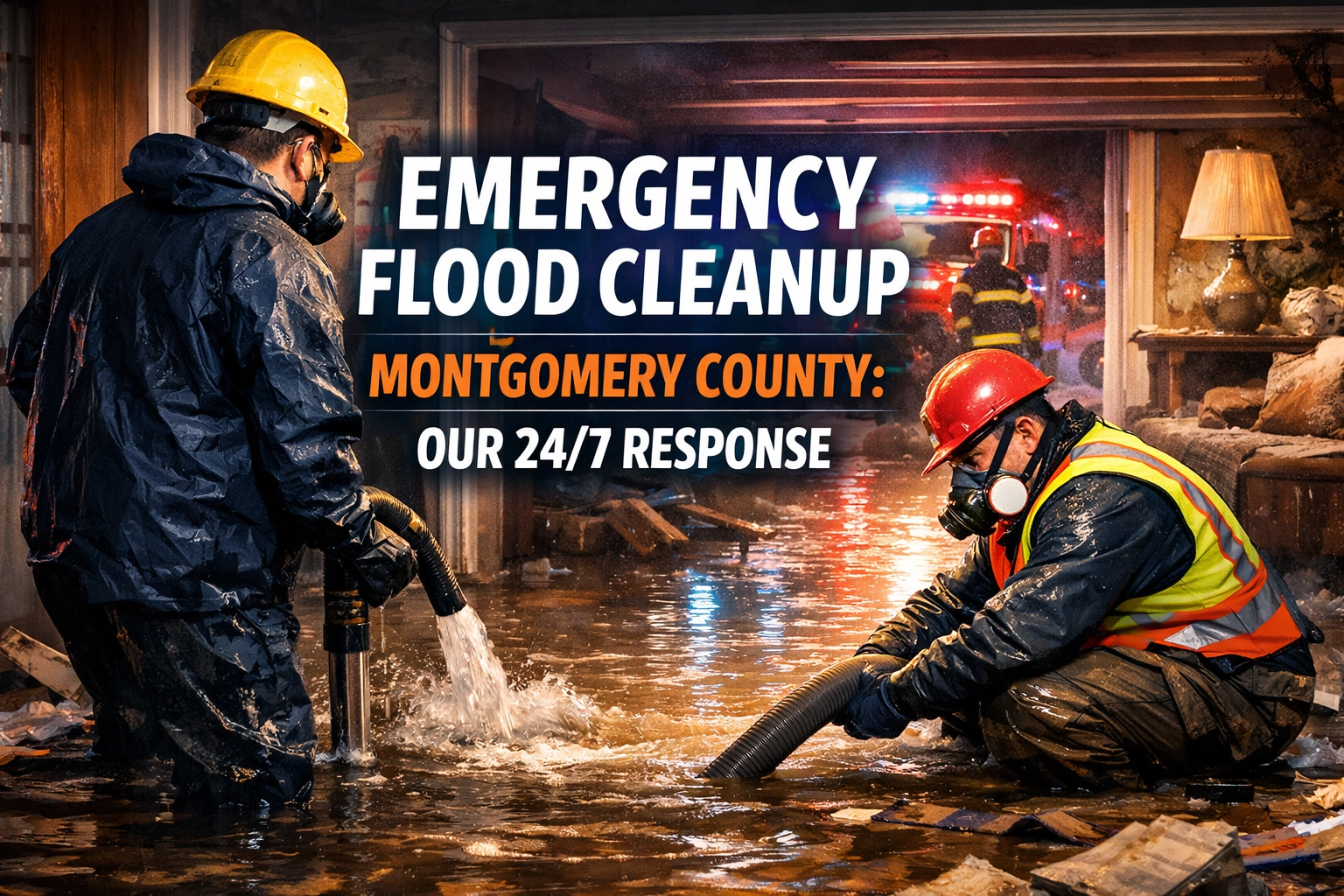 Emergency Flood Cleanup Montgomery County: Our 24/7 Response