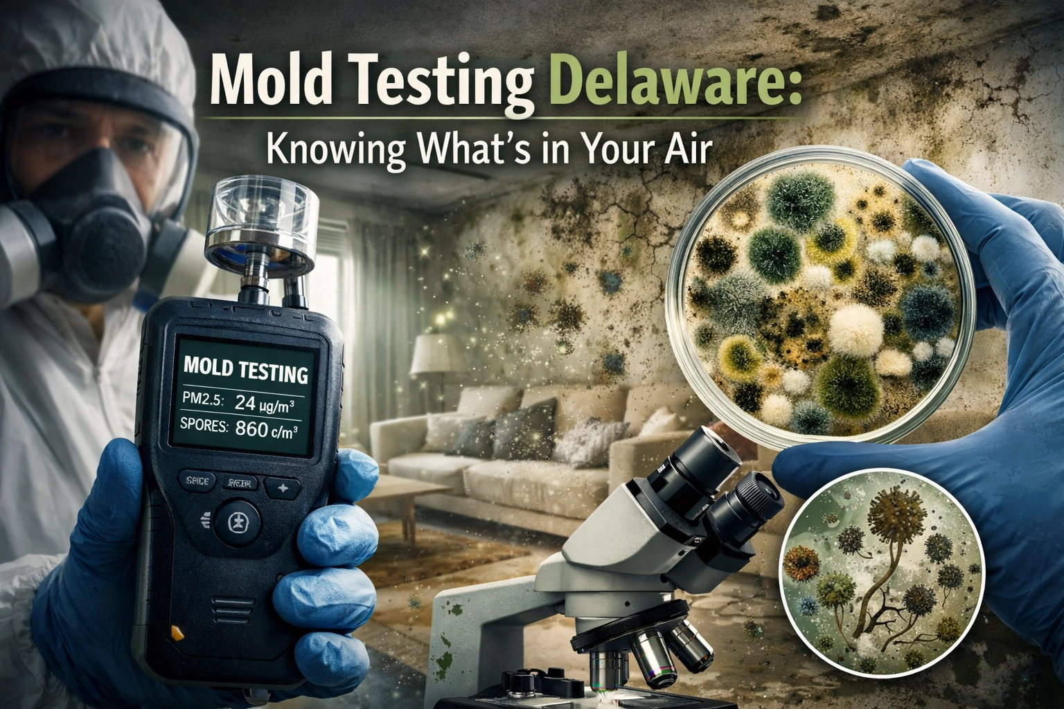 Mold Testing Delaware: Knowing What’s in Your Air