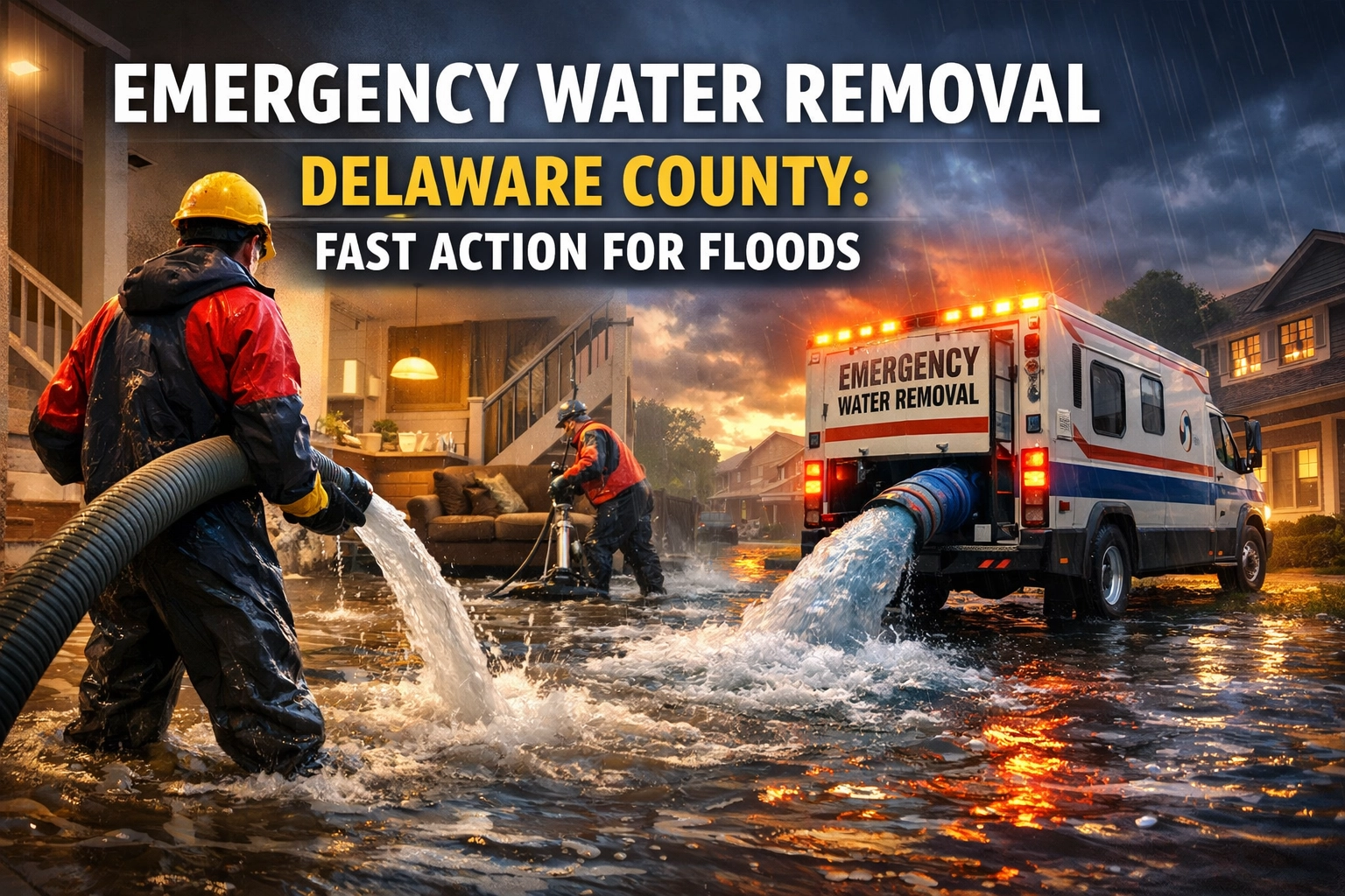 Emergency Water Removal Delaware County: Fast Action for Floods