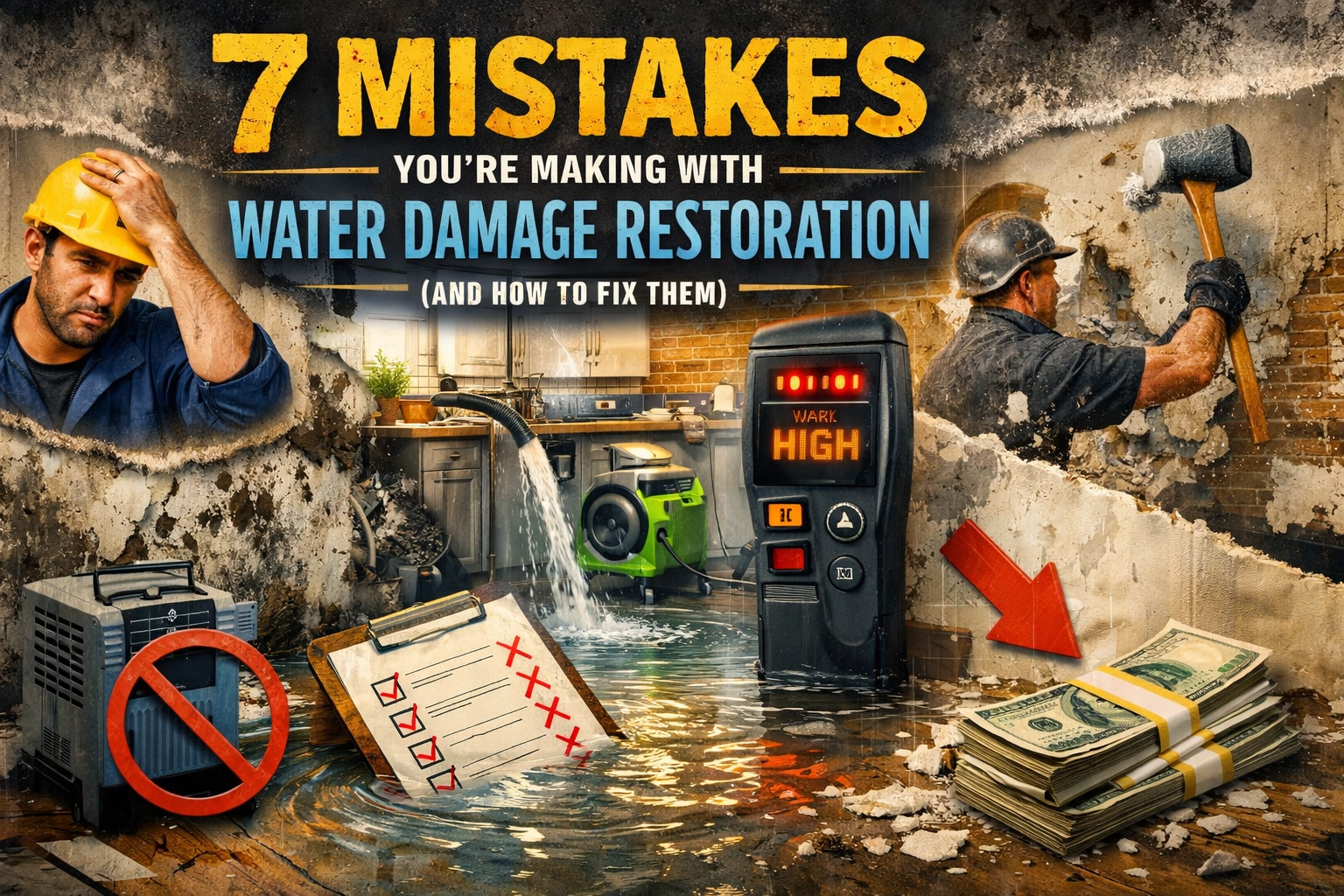 7 Mistakes You’re Making with Water Damage Restoration (and How to Fix Them)