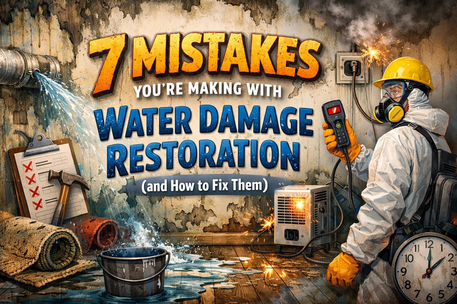 7 Mistakes You’re Making with Water Damage Restoration (and How to Fix Them)
