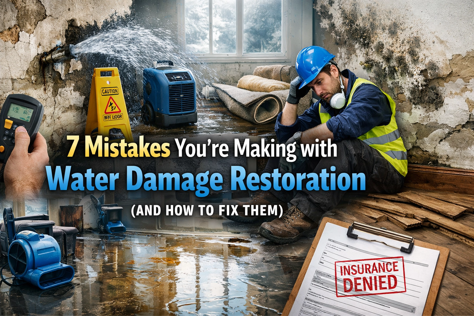 7 Mistakes You’re Making with Water Damage Restoration (and How to Fix Them)
