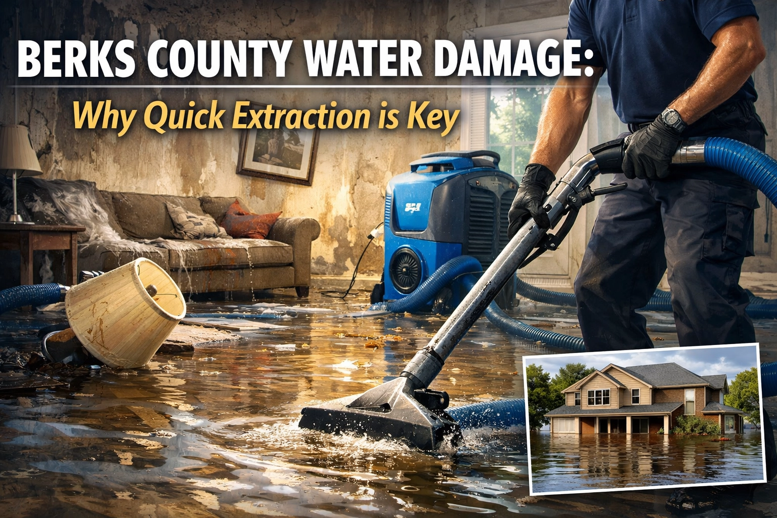 Berks County Water Damage: Why Quick Extraction is Key