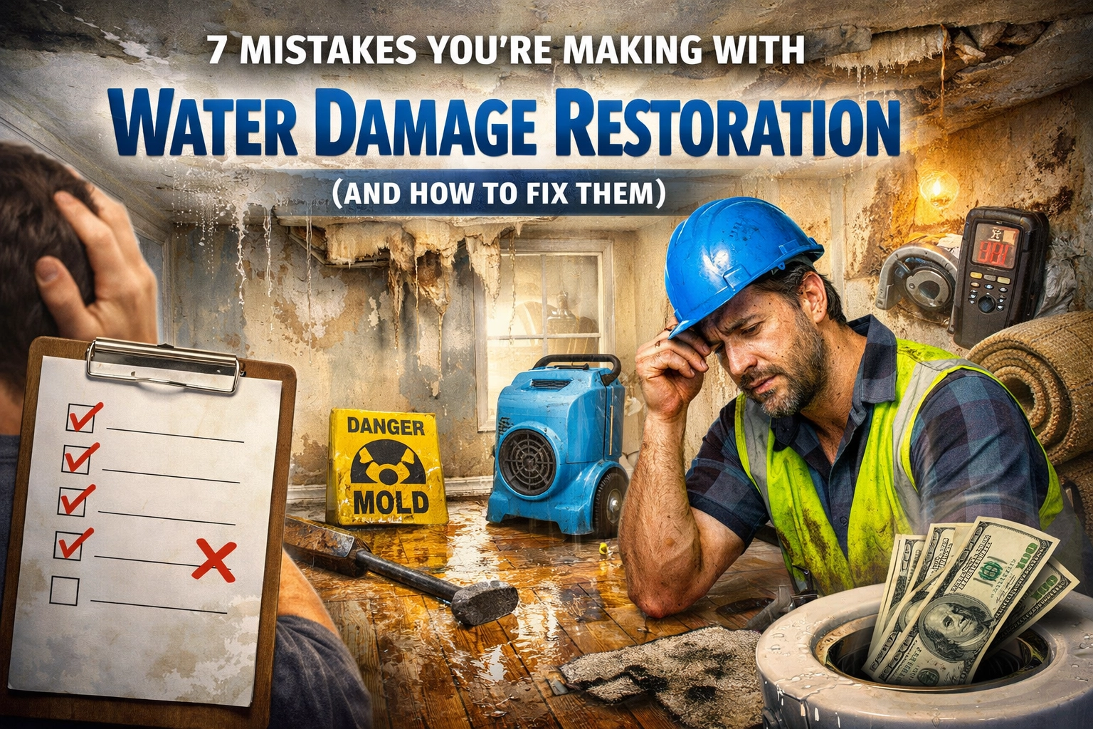 7 Mistakes You’re Making with Water Damage Restoration (and How to Fix Them)
