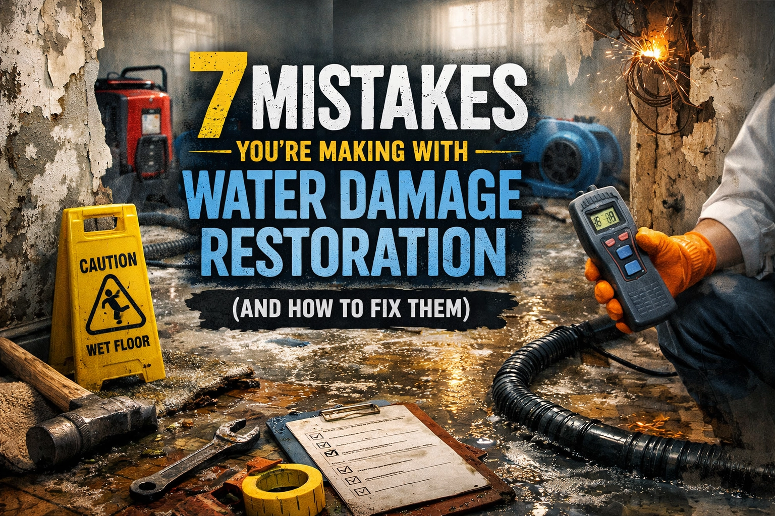 7 Mistakes You're Making with Water Damage Restoration (and How to Fix Them)