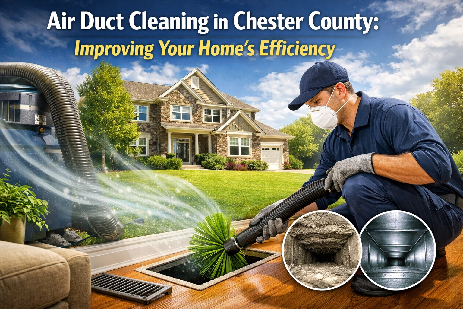 Air Duct Cleaning in Chester County: Improving Your Home’s Efficiency