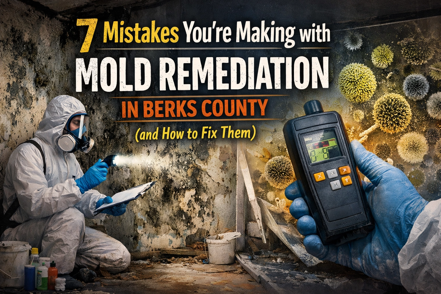 7 Mistakes You’re Making with Mold Remediation in Berks County (and How to Fix Them)