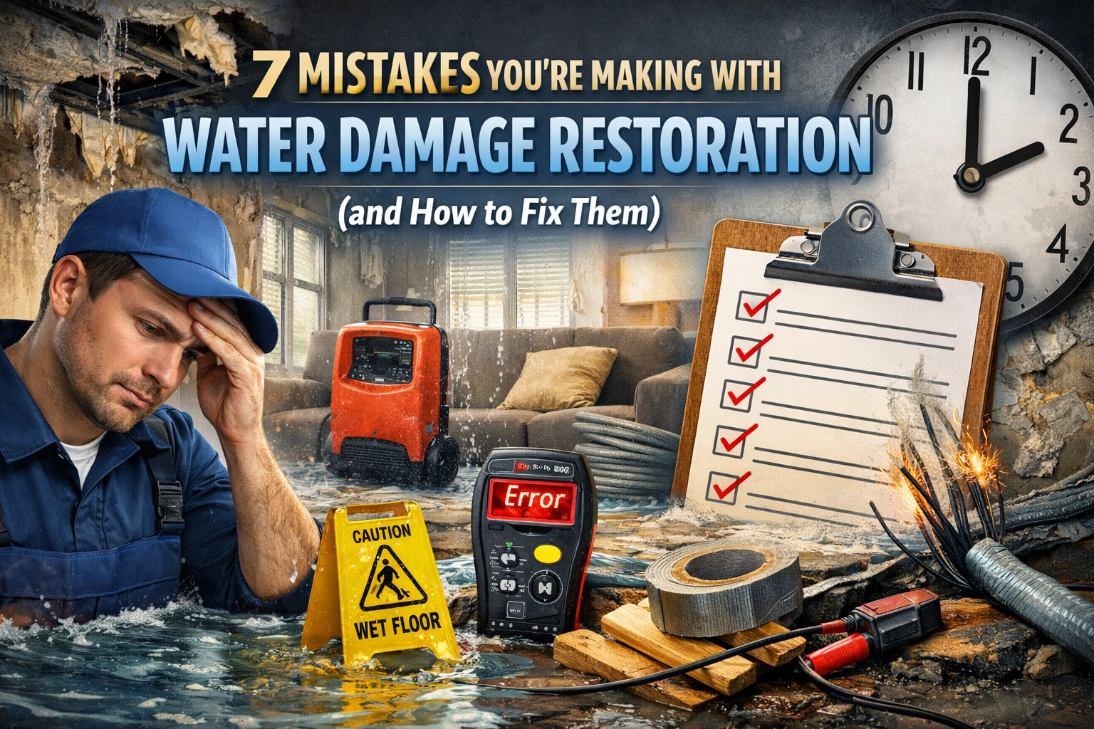 7 Mistakes You’re Making with Water Damage Restoration (and How to Fix Them)