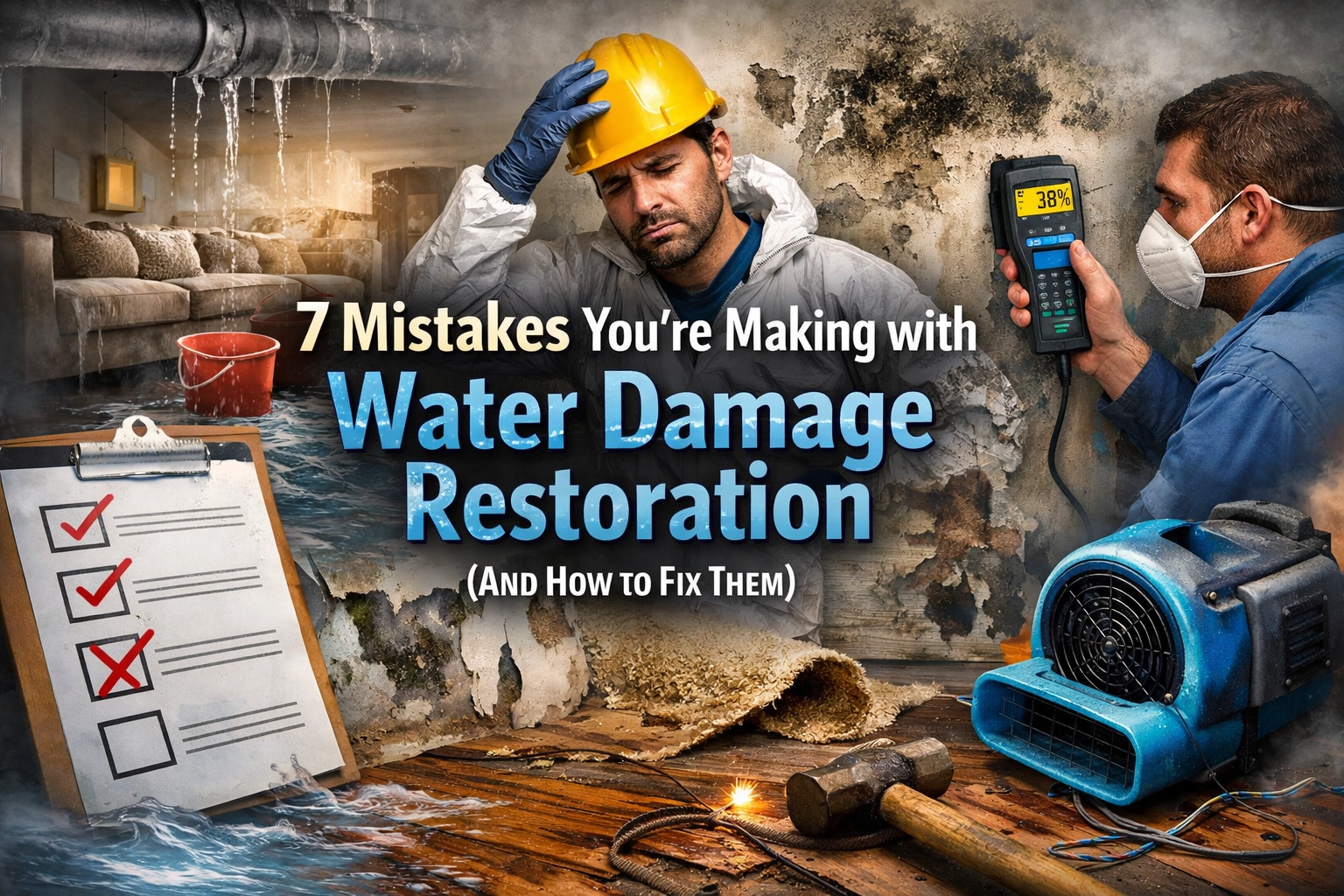 7 Mistakes You’re Making with Water Damage Restoration (And How to Fix Them)