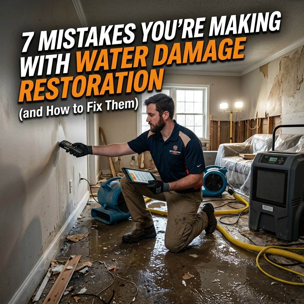 7 Mistakes You’re Making with Water Damage Restoration (and How to Fix Them)