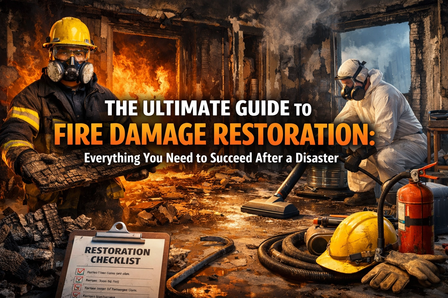 The Ultimate Guide to Fire Damage Restoration: Everything You Need to Succeed After a Disaster