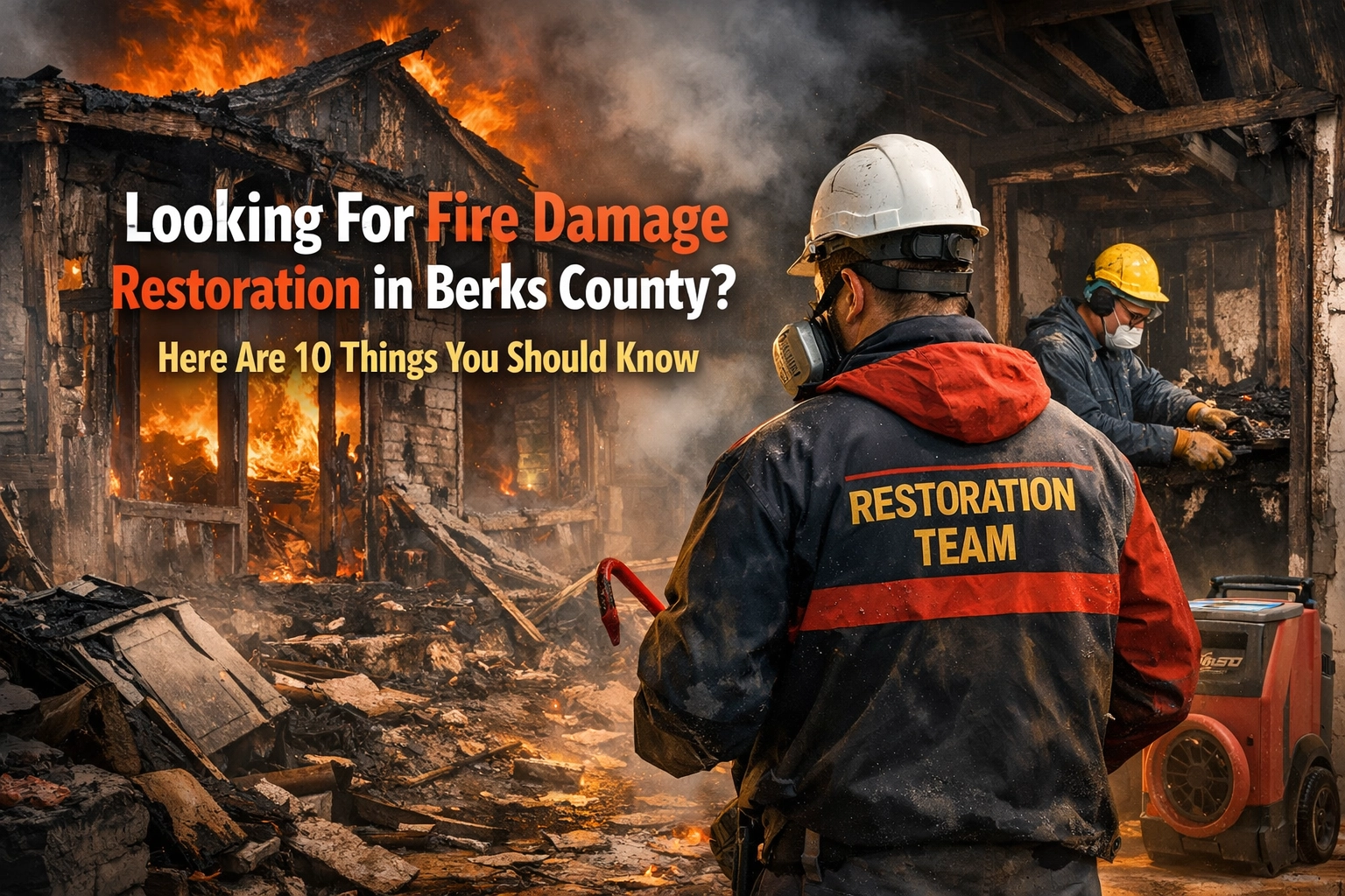 Looking For Fire Damage Restoration in Berks County? Here Are 10 Things You Should Know