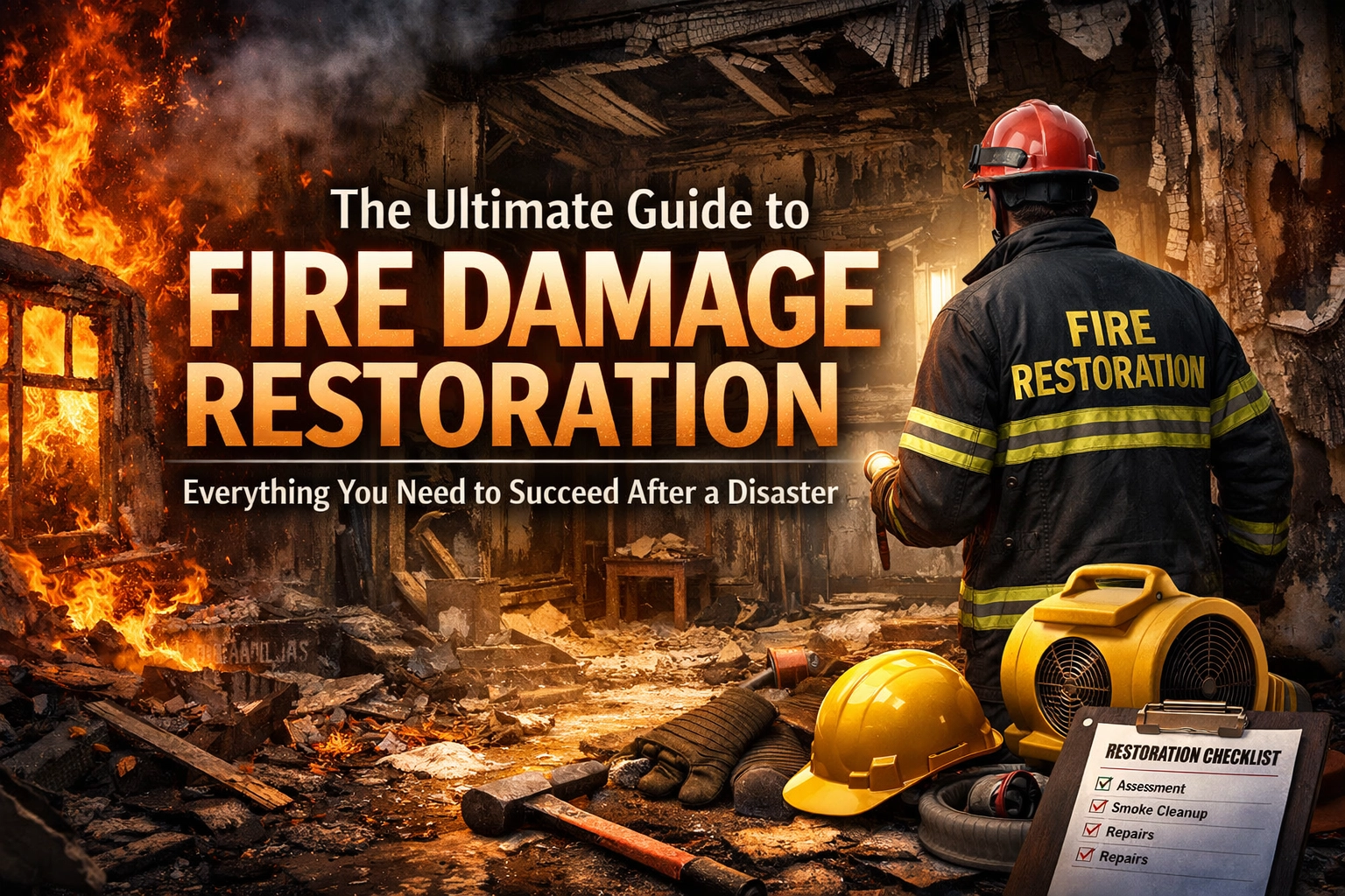 The Ultimate Guide to Fire Damage Restoration: Everything You Need to Succeed After a Disaster