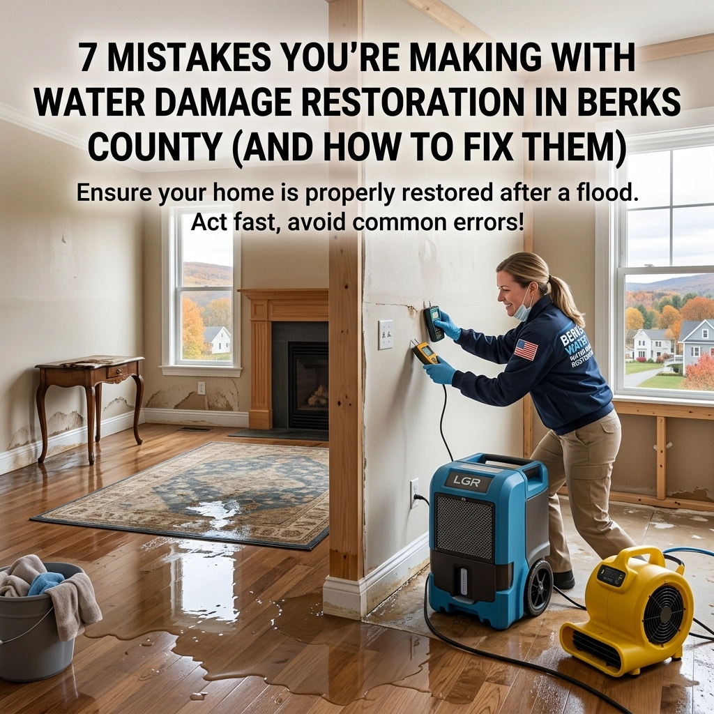 7 Mistakes You’re Making with Water Damage Restoration in Berks County (and How to Fix Them)