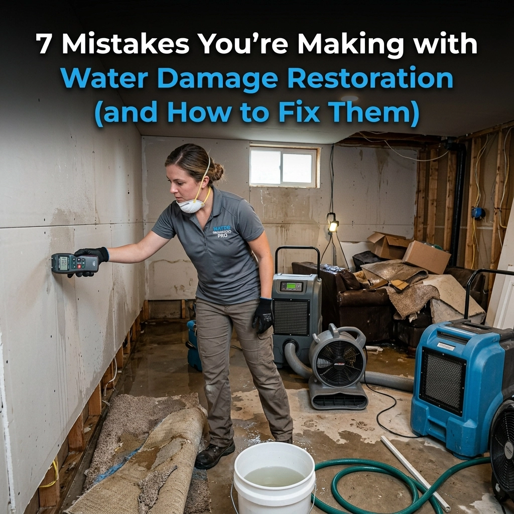 7 Mistakes You’re Making with Water Damage Restoration (and How to Fix Them)
