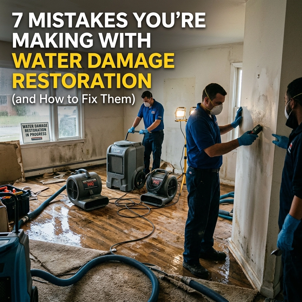 7 Mistakes You’re Making with Water Damage Restoration (and How to Fix Them)