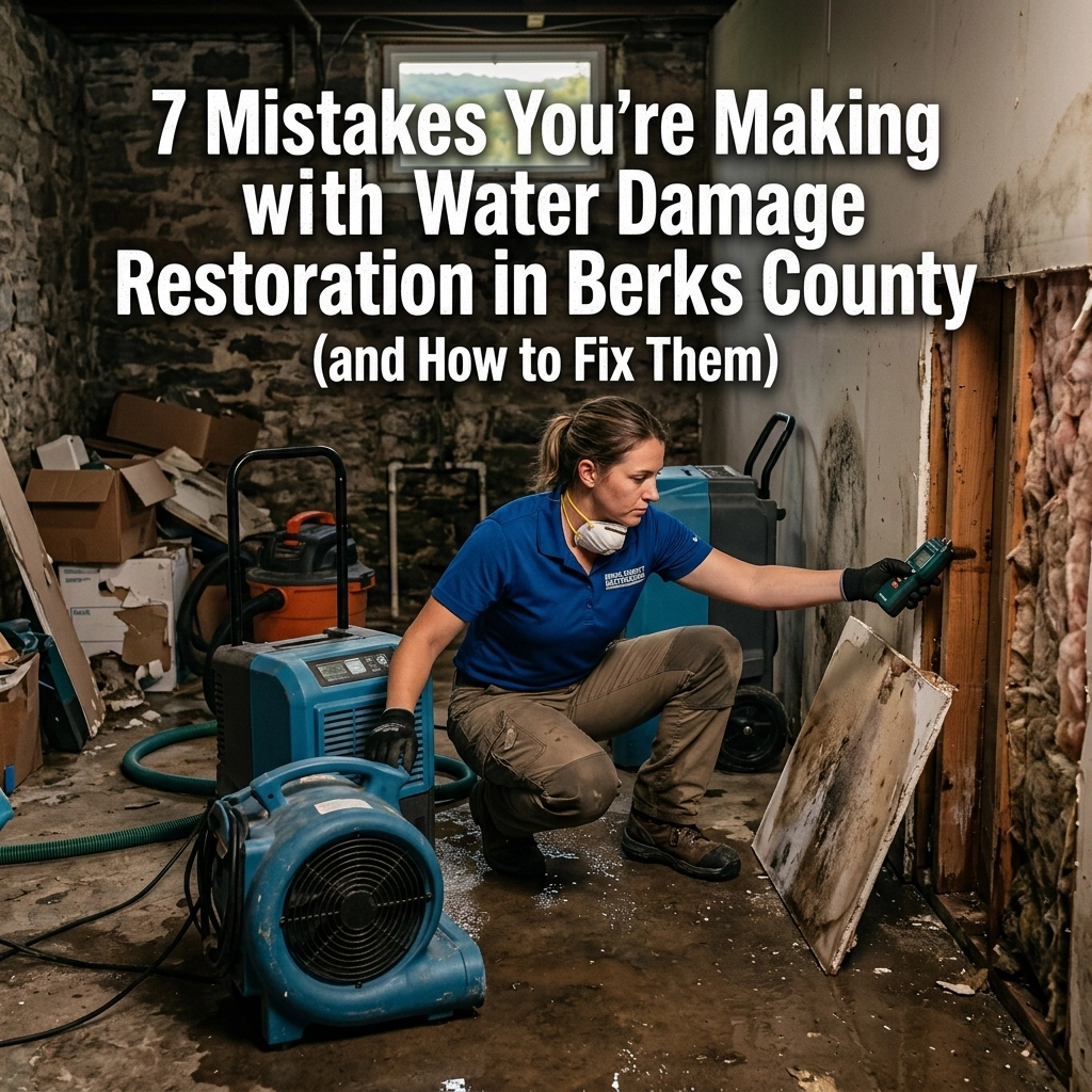 7 Mistakes You’re Making with Water Damage Restoration in Berks County (and How to Fix Them)