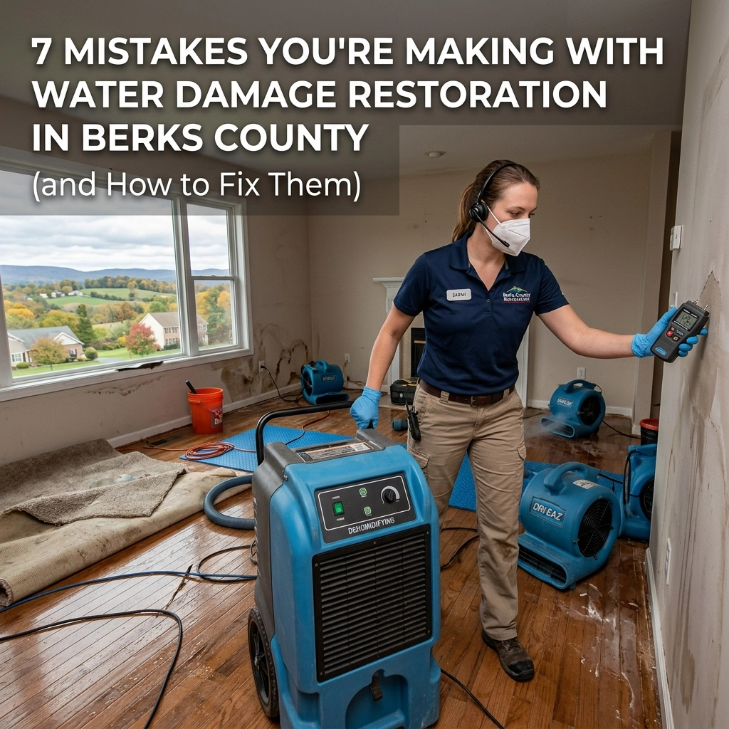 7 Mistakes You’re Making with Water Damage Restoration in Berks County (and How to Fix Them)