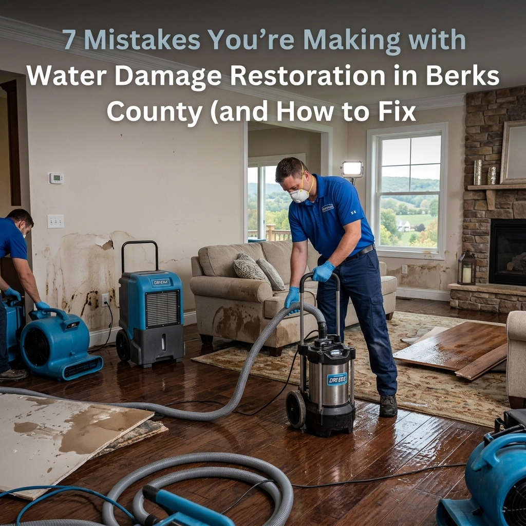 7 Mistakes You’re Making with Water Damage Restoration in Berks County (and How to Fix Them)