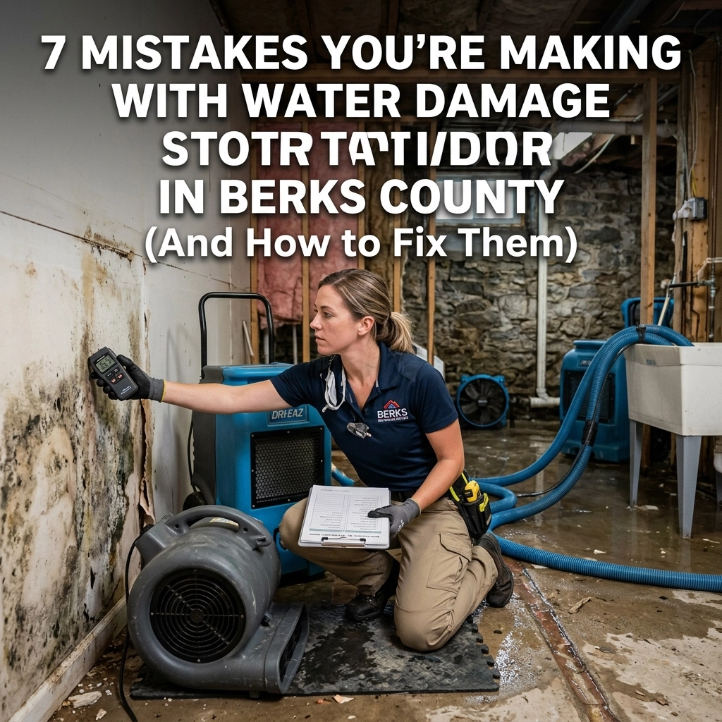 7 Mistakes You’re Making with Water Damage Restoration in Berks County (and How to Fix Them)